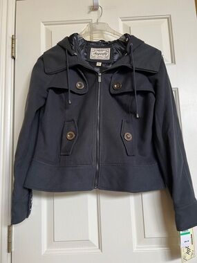 Sugarfly hooded zip up jacket ( NWT )
   ( Removable hood Petite Large )
